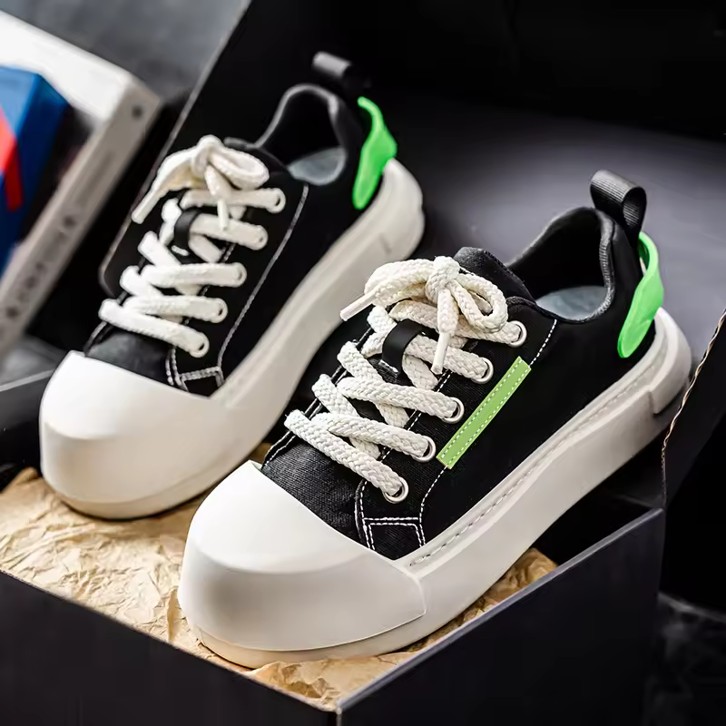 Men’s Low-Top Canvas Casual Shoes