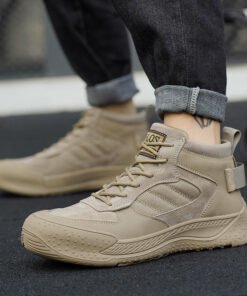 Alternative view of Genuine Leather Steel-Toe Safety Boots